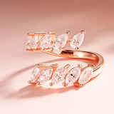 10 Stones 3.25cttw Pear/marquise Cut VVS1 D Colour Moissanite Diamonds Silver Rings