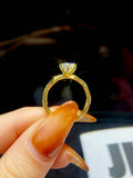 1 Carat Classic VVS1 D Colour Moissanite Diamond Solitaire Ring Fine Jewellery