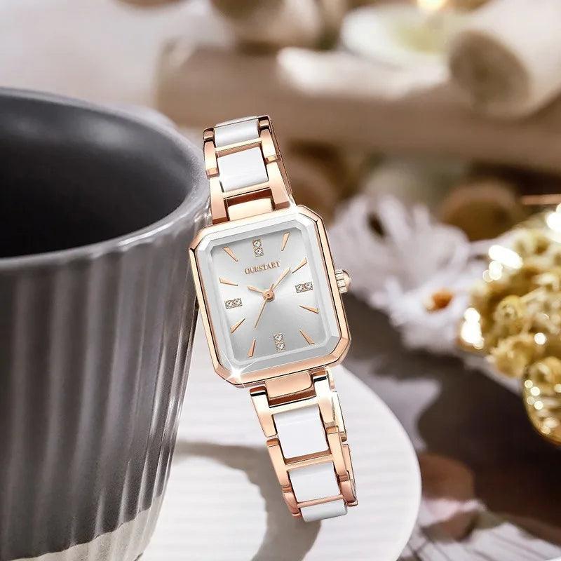 New Arrival Versatile Square Dial Quartz Luxury Ladies Fashion Quality Watches Ideal Gifts