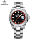 200m Water Resistance Ceramic Bezel Stylish Stainless Steel Quartz Men's Dive Watch