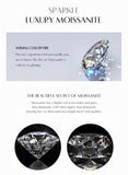 Elegant VVS1 D Colour Moissanite  Exquisite Arrow 925 Sterling Silver Ring