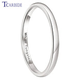 High Polished Domed 2/3/4/5/6/7/8/10MM Shiny Tungsten Rings For Men Women