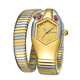 A Half-Circle Snake Shaped Best Selling Diamond Engraved Lady's Snake Watch