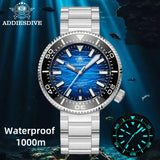 Sapphire Crystal 3D Dial Bright Lume 1000m Water Resistance Automatic Dive Watch