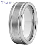 Beautiful Polished Brushed Finish 6MM 8MM Men Women Wedding Tungsten Carbide Rings