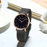 Luxury High Quality Elegant Fashionable Quartz Ladies Watch,  Japanese Movement Stainless Steel Gold Colour Watches
