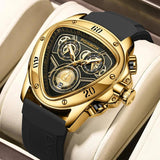 New Top Brand Luxury Gold Watch For Men - Fashion Waterproof Sport Military Quartz Chronograph Wristwatches - The Jewellery Supermarket