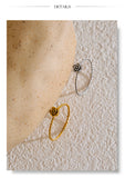 18K Gold Plated Popular Stainless Steel Metal Cast Small Flower Fashion Ring