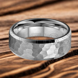 Plane Hammer With Beveled Edge Treatment New 6/8mm Tungsten Carbide Rings