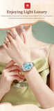 Fashion Elegant Original Quartz Drill Ring Dial Date Week Waterproof Luminous Ladies Wristwatches