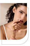 18K Gold Plated Stainless Steel Creative Individualistic Fashionable Ring