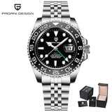 LUXURY DESIGN V3 GMT Mechanical Ceramic bezel Sapphire Crystal Stainless Steel Waterproof Automatic ﻿Mens Watches