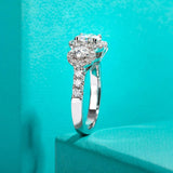 AnuJewel 1ct  2.224cttw D Color Moissanite Engagement Rings For Women 925 Sterling Silver Promise Wedding Ring Jewelry Wholesale