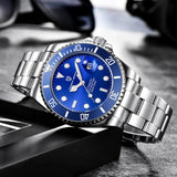 Popular Brand Waterproof Mechanical Automatic Men's Stainless Steel Sapphire Glass Writwatches - Best Gift