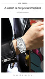 New Golden Triangle Unique Design Luxury Men Quartz Watches - Sports Waterproof Stainless Steel Wrist Watches