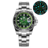 Top Brand Popular Quartz 200M Waterproof Super Luminous Luxury AD2089 Stainless Steel Silicone Strap Wristwatches