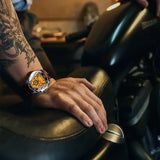 Top Class Mechanical Watches New Design Leather Strap Three Needles Automatic Waterproof Mechanical Watches for Men