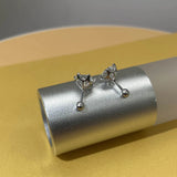 Premium 0.2-3ct Moissanite Diamonds Sterling Silver Unisex Stud Earrings