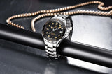 New Top Brand Men's Watch 007 Commander Luxury Mechanical 100m Waterproof Calendar Japan NH35 Men's Wristwatches