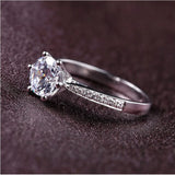 Luxury 0.5-3ct VVS1 Moissanite Diamond Rings for Women S925 Sterling Silver Wedding Engagement Anniversary Jewellery