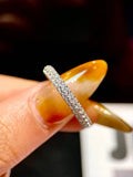 Luxury VVS1 D Colour Moissanite Diamond Simple Round Rings Quality Fine Jewellery