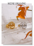 18K Gold Plated Trendy Conch Ocean Series Casting Fashion Charm Ring