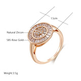 Fabulous 14K Gold Filled AAA Zircon Diamonds Full Paved Ring Fine Jewellery