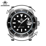 Classic Watch with Ceramic Bezel 200m Water Resistant Casual Quartz Watch