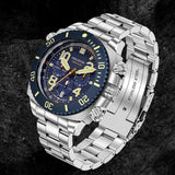 Top Brand Sport Automatic Movement Quartz Stainless Steel Sapphire Crystal 500M Waterproof Watches  - Ideal Gift