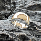 Shiny White Gold Color 2/3/4/5/6/7/8/10mm Tungsten Carbide Rings for Men Women