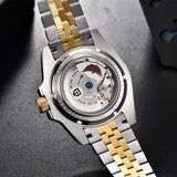 New Fashion Luxury Men GMT Watch 40MM Ceramic Ring 316 Stainless Steel Sapphire Glass Men Automatic Watches
