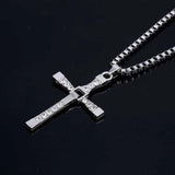 New Spiral Cross Pendant Necklace For Men Women - Stainless Steel Christian Necklace Chain Amulet Jewellery - The Jewellery Supermarket