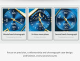 PLAYBOY Popular Original Stainless Steel Waterproof Quartz Multifunction Casual Fashion Trend Mens Watches