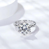 Stunning 1-3CT VVS1 D Colour Moissanite Diamonds Rings for Women Engagement Promise Wedding High Qualiy Jewellery