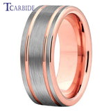 Beautiful Polished Brushed Finish 6MM 8MM Men Women Wedding Tungsten Carbide Rings