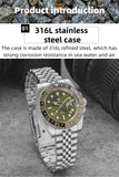 Top Brand New GMT Movement Quartz Watches, Stainless Steel BGW9 Luminous 20Bar Waterproof Diver Watch For Man