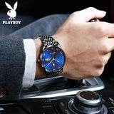 Famous Brand Business Classic Automatic Mechanical Dual Calendar Auto Date Waterproof Watches for Men