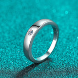 D Colour VVS1 Moissanite Diamond Sterling Silver 925 Wedding Engagement Ring