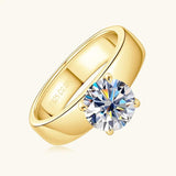 Brilliant D Colour VVS1 Moissanite Diamonds Ladies Rings Engagement Wedding S925 Sterling Silver Fine Jewellery