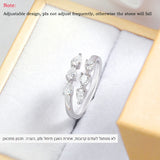 New Design 3*4MM VVS1 D Colour Moissanite Diamonds Silver Engagement Ring
