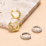 Luxury Designer 100% Real 3.5mm 0.2ct Moissanite Diamonds Hoop Earrings for Women Silver Earrings Fine Jewellery - The Jewellery Supermarket