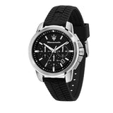 Maserati Luxury Watch Men's Sports Racing Success Series Fashion Multifunction Waterproof Silicone Strap Quartz Watch