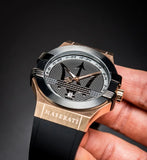 Maserati Fashion Multifunctional Big Trident Europe and United States Watch Luxury Authentic Waterproof Wristwatch
