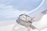 Luxury Fashion Ladies Snake Elegant Bracelet Watch Creative Personality Women's  Quartz Watch - Ideal  Gift