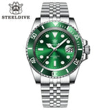 Ceramic Bezel Sapphire Mirror SD1953 Water Ghost Swiss Luminous NH35 Movement Dive 30Bar Waterproof Mechanical Watch