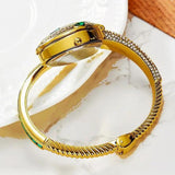 Luxury Geometric Designer Stainless Steel Adjustable Zircon Snake Bracelets For Women - Party Jewellery