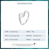 Geometric Silver Quality Shell Pearl Pave Setting AAA Zircon Diamonds Ring