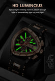 Top Brand Fashion Triangle Chronograph Military Wristwatches - Sport Army Luxury Waterproof Quartz Mens Watches
