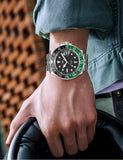 1612 Movement 316L Stainless Steel Sapphire Crystal Glass 200M Water Resistance Watch