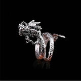 New Arrival -  Exaggerated Dragon Silver Colour Fashion Ring and Many Choices as presents.